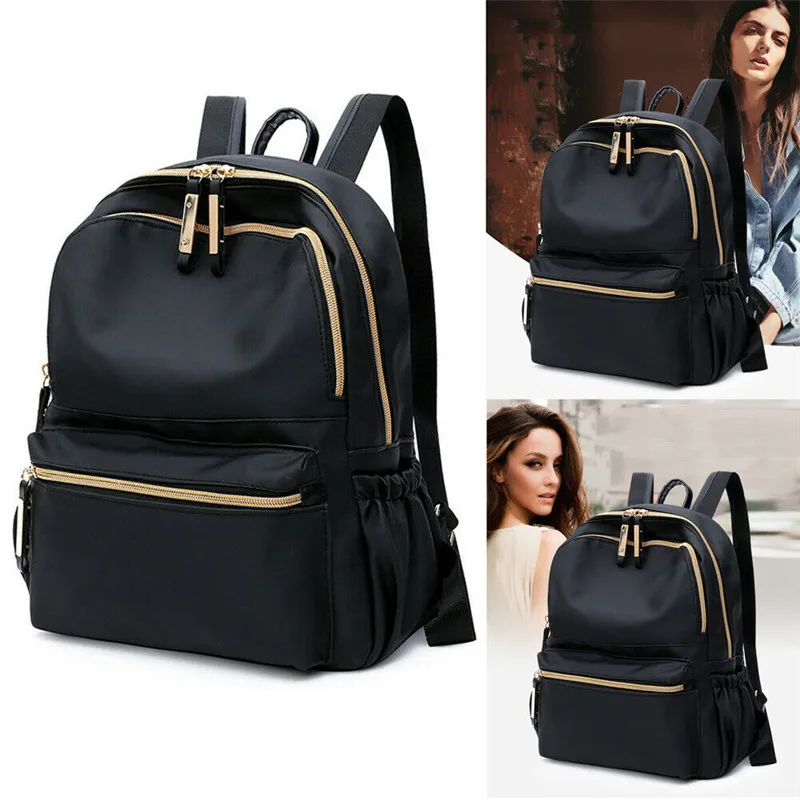 

New Fashion Simple Design Solid Backpack Multifunctional Campus Travel Shoulder Bag