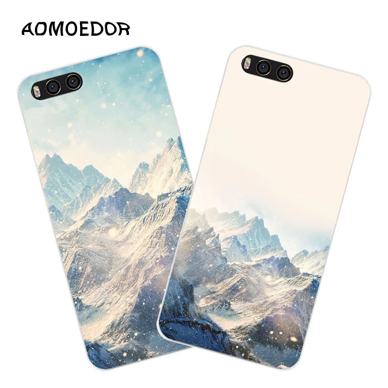 xiaomi mi 6 Case Silicon scenery Painting Soft TPU Back Cover for mi6 m6 Phone protect Bags shell |