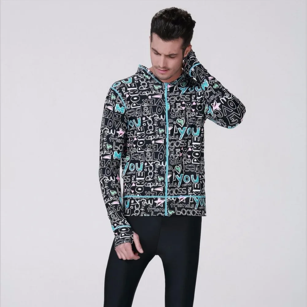 Sbart пары солнцезащитный Рашгард Мужская Солнцезащитная ткань для серфинга UPF50 +