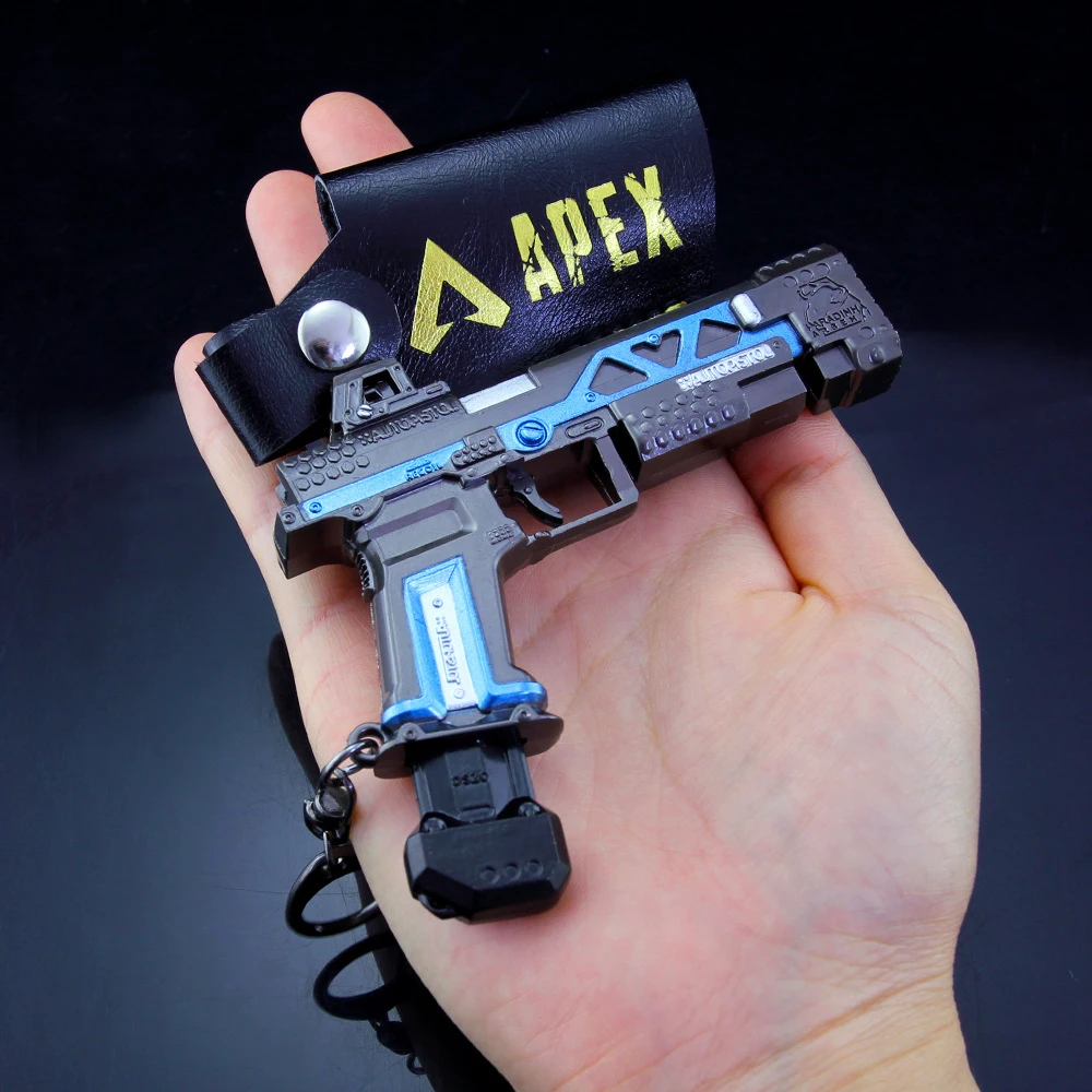 

APEX Legends Gun Model RE45 Pistol Keychain Alloy Metal Battle Royale Game Weapons RE45 Pistol Gun Toy
