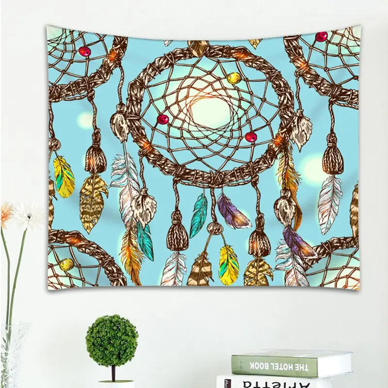 Tapestry Wall Hanging Dream Catcher Tapestry Polyester Fabric Bohemian