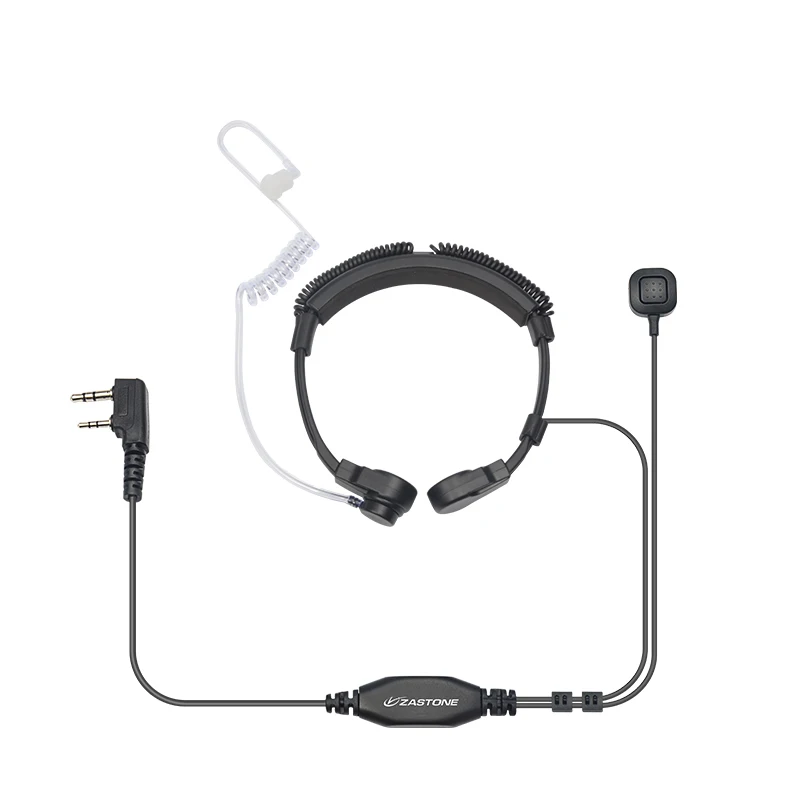 

Throat Extendable Microphone Headset Walkie Talkie Accessory With PTT For Kenwood For Baofeng UV5R 888S UV82 Radio Earphone