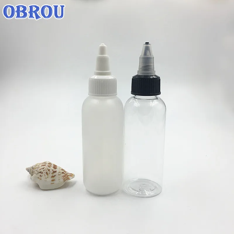 Флакон для татуажа 150 шт./лот 60 мл многоразовый флакон капельница с ручкой и