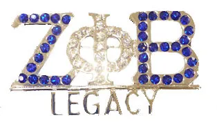 Дропшиппинг Divine 9 ZETA PHI BETA ZPB жемчуг с кристаллами лацкан булавка ювелирные изделия для подарок для сестры