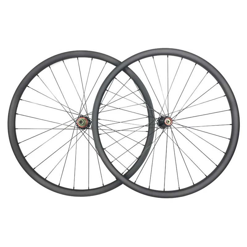 650B ультралегкий 1055g 27.5er MTB XC 27 мм бескамерные карбоновые колеса Внешний