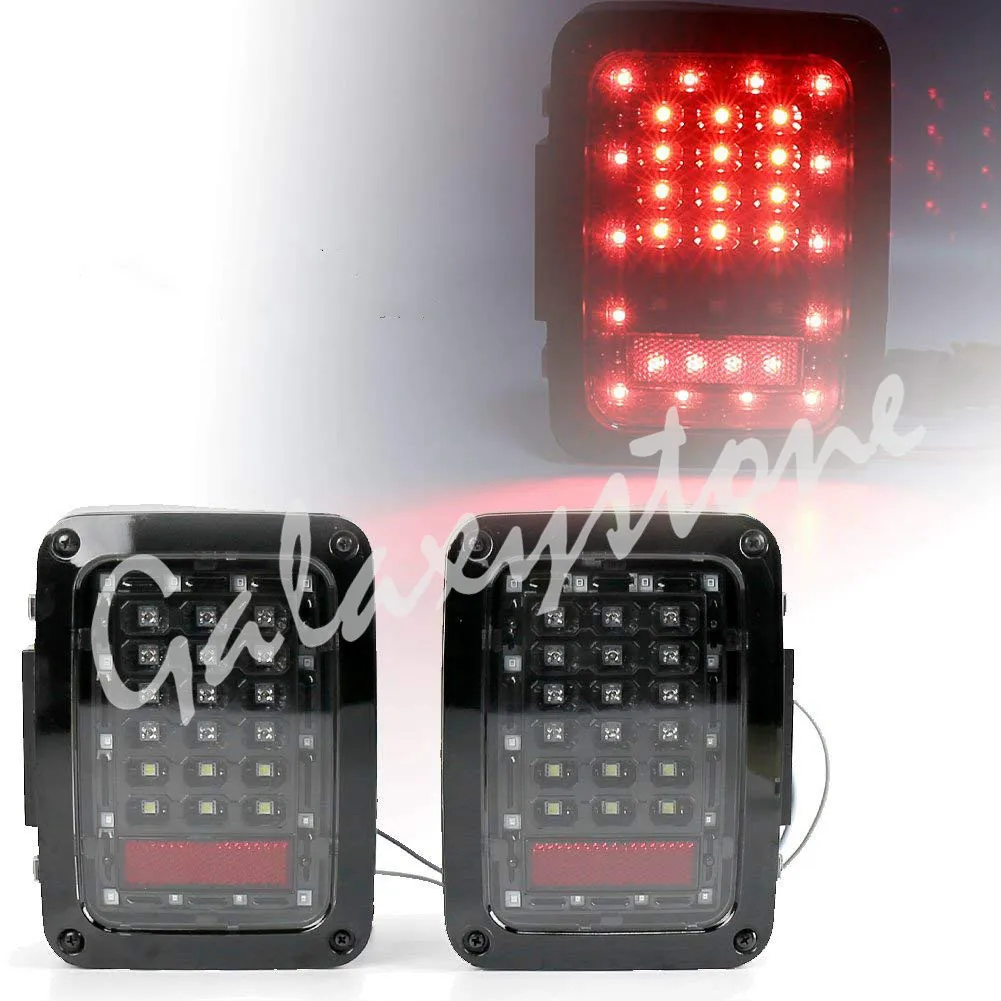

Rear LED Tail Light Brake Light LED Reverse Lights for Jeep JK JKU 2007-2016