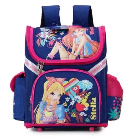 

Brand Schoolbag Grade 1-3-5 Princess Girl Backpack School New Children Cartoon Cat Kids Backpack Orthopedic School Bag For Girls