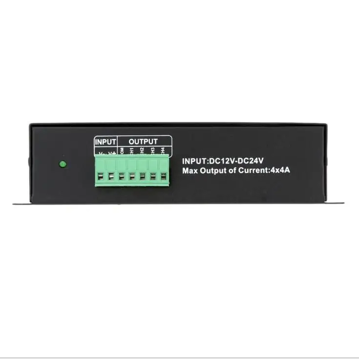 4 канала 4А/CH DMX512 Декодер контроллер светодиодный конвертор для RGB светодиодные