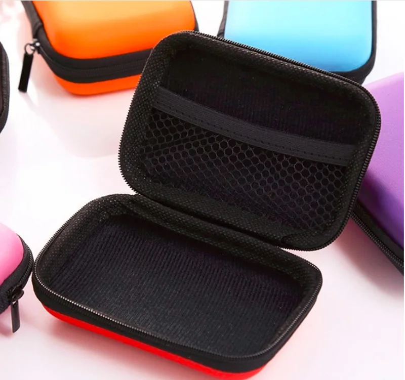 Portable Hard Drive Bag Hard Drive Case Electronic Accessories Case Digital Accessories Bag EVA Portable External 2.5 HDD Bag / Case External Hard Disk Drive Bag Carry Case Pouch Cover Pocket Hard Drive Bags