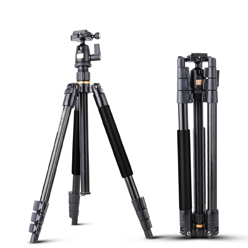 

2018 new professional portable lightweight video camera tripod , fold only 450mm easily to carry ,with panoramic ball head