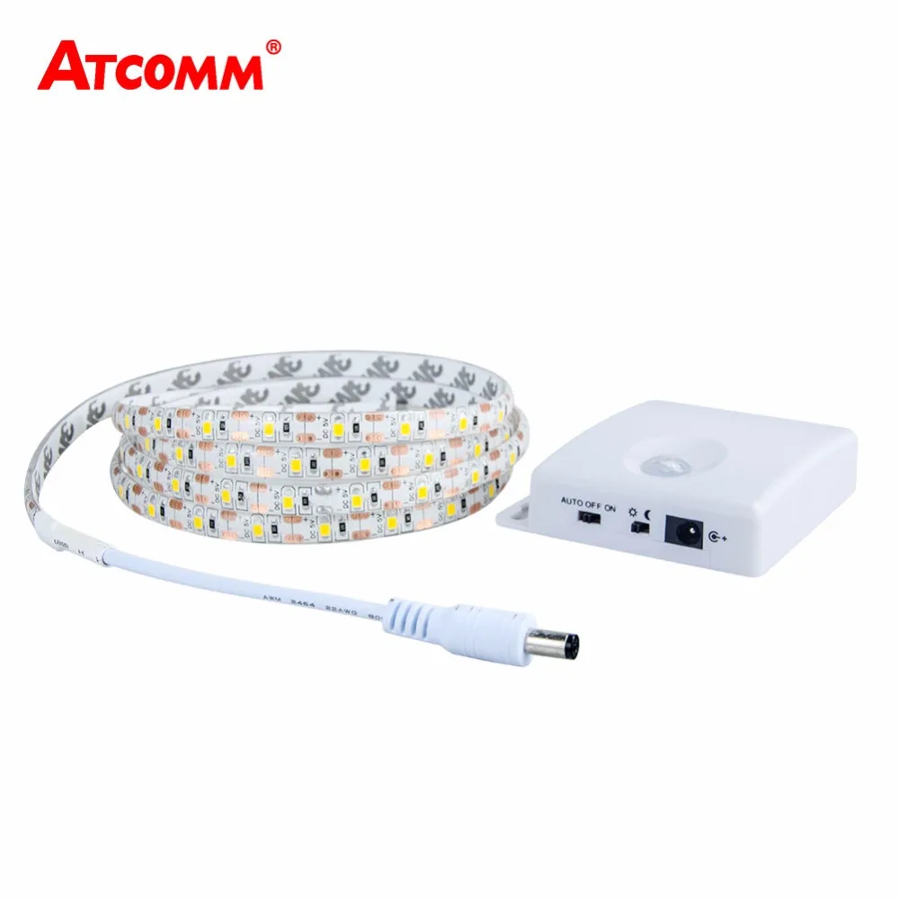 RGB LED Motion Sensor Strip Light Timing Function IP65 Waterproof LED