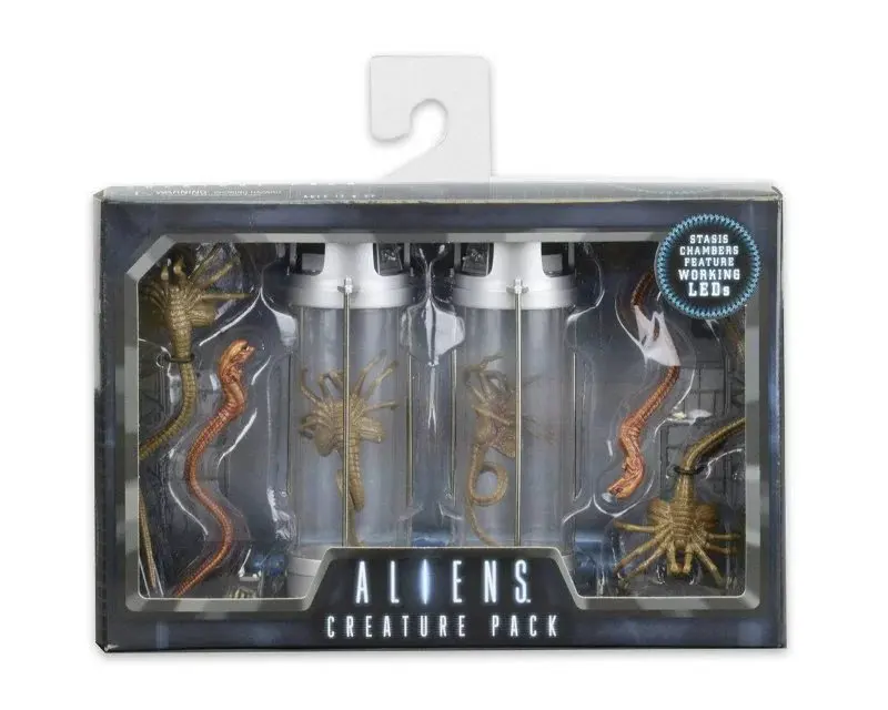 

NECA Alien 2 Creature Pack Stasis Chanber LED Light PVC Figure Collectible Toy 18cm