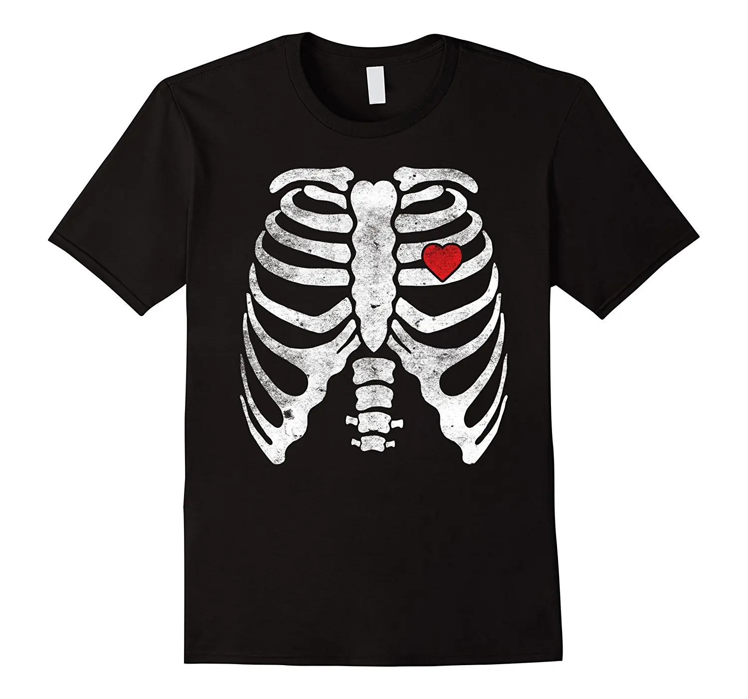 Skeleton Heart Rib Cage X Ray Kids Valentines Day T Shirt Shirts for ...