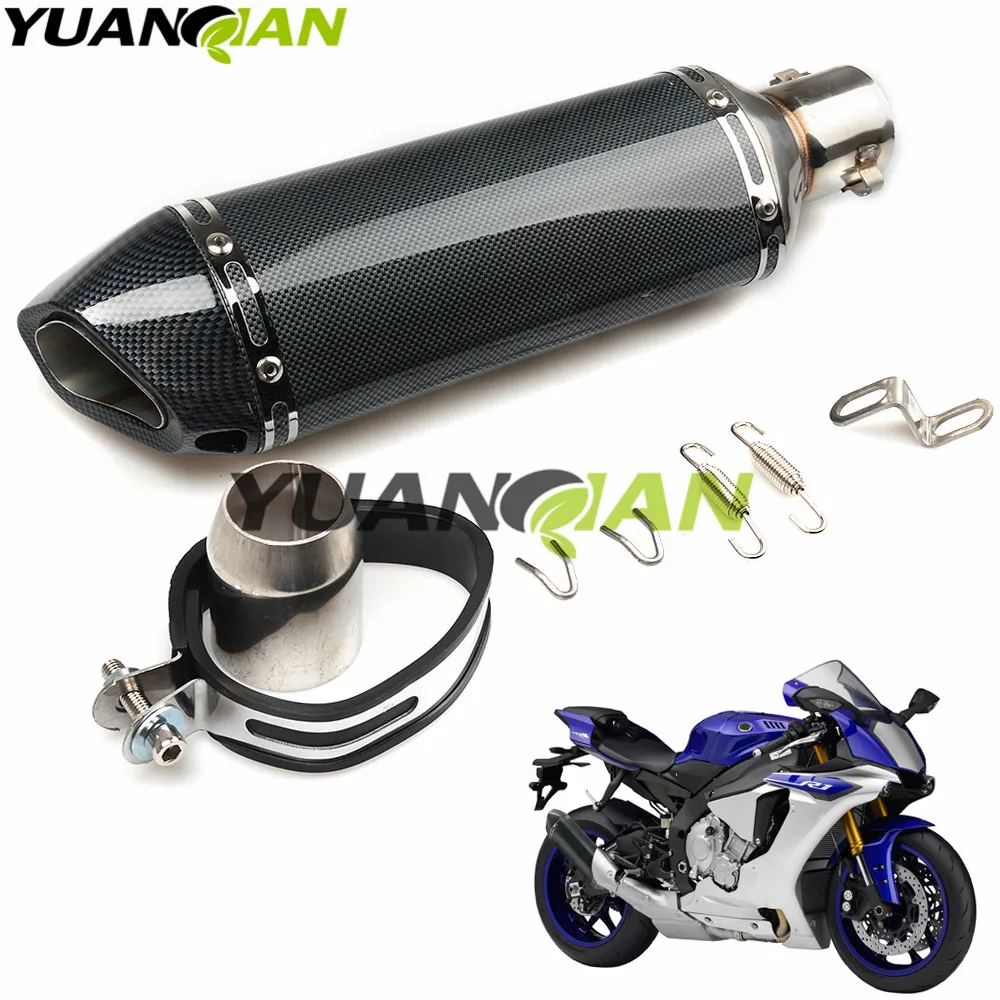 36-51 Millimetri Universale Del Motociclo Di Scarico Fuga Moto Marmitta Tubo Con Rimovibile Per Yamaha Xj6 Deviazione Xj6Diversion Xj 2009 -2014
