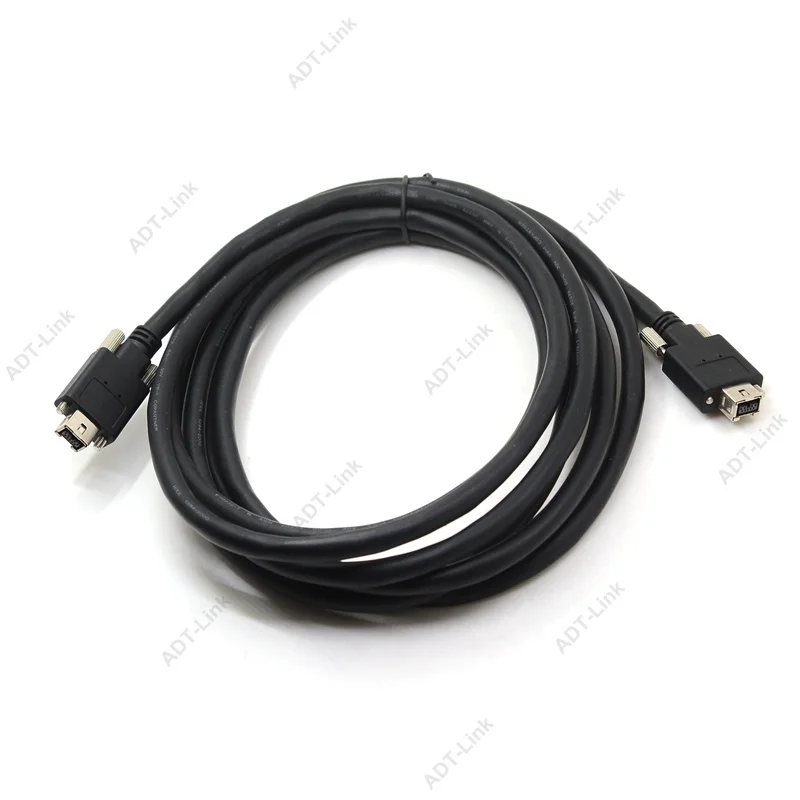 Cabo da Câmera 9pin para 9pin 1394b com Parafusos para Avt Firewire Macho Ieee Industrial Câmera Baumer Jai Haikang Ieee1394b - Image 6