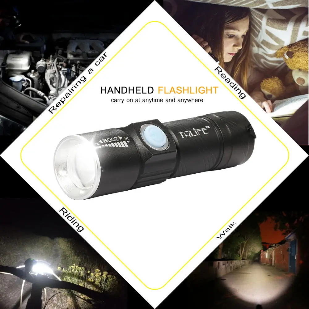 Flash Deal 3800 Lumen Built-in Battery USB Rechargeable Bike Light 3modes Bicycle Front LED Flashlight Lamp Zoom Cycling Lights for Fishing 5 Flash Deal 3800 Lumen Built-in Battery USB Rechargeable Bike Light 3modes Bicycle Front LED Flashlight Lamp Zoom Cycling Lights for Fishing 5