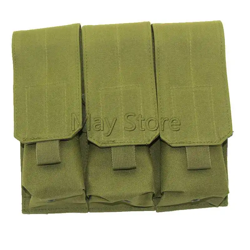 Тактический M4 5,56 мм Mag сумка для патронов для страйкбола Пейнтбол ременная панель Утилита сумка - Цвет: Green