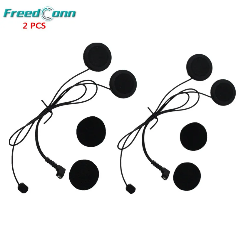 

2PCS Helmets Inetercom Soft Earphones Mic Earpieces Accessories for TCOM-SC/T-COMVB/FDCVB/Color Moto Bluetooth Helmet Intercom