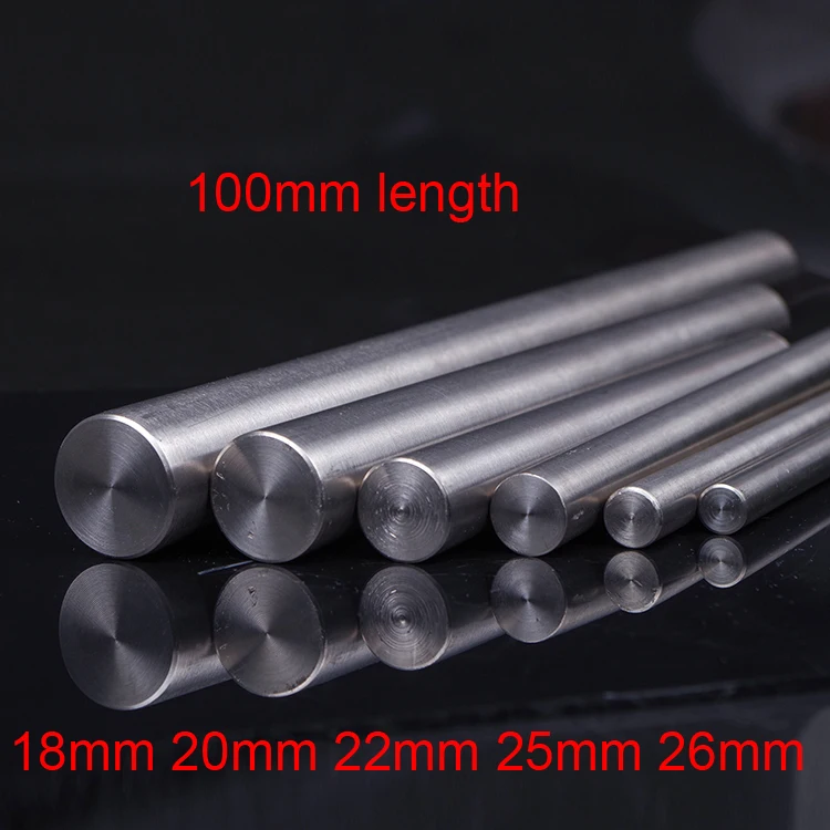 18mm 20mm 22mm 25mm 26mm diameter 100mm length Ti6AL4V titanium rod