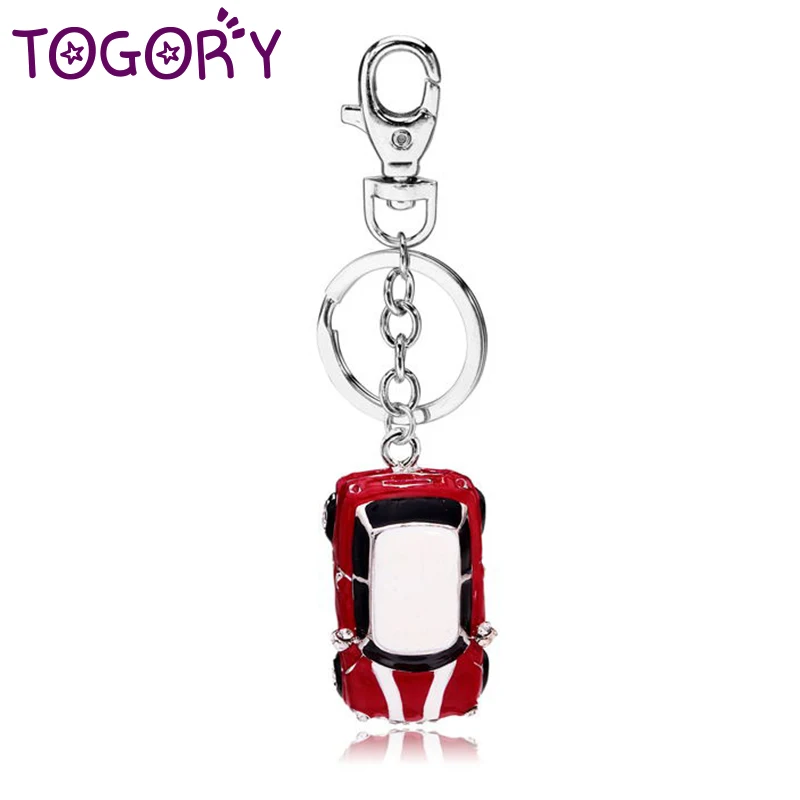 TOGORY rojo y amarillo Llaveros de coche Llave de cristal anillo de cadenas para el regalo de las mujeres joyería Llaveros colgante TOGORY rojo y amarillo Llaveros de coche Llave de cristal anillo de cadenas para el regalo de las mujeres joyería Llaveros colgante