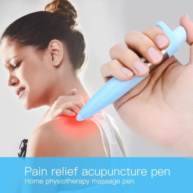1Pcs Electronic Pulse Analgesia Pen Acupuncture Point Arthritis Joint Muscle Ache Back Pain Relief Relaxation Pen Health Pen U2