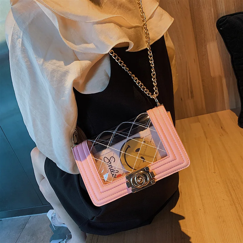 

Shoulder Handbag Women Messenger Crossbody Bags Women High Quality Ladies Bag Fashion Wild New Design Simple Bags Transparent