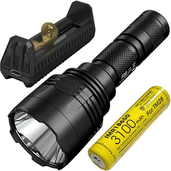

NEW 2020 NITECORE P30 Long-range Tactical Flashlight + IMR Battery+ Charger Outdoor Hunt Waterproof Portable Torch Free Shipping