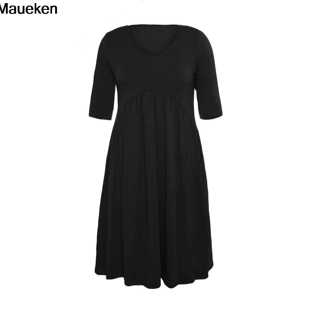 Robe red Côté Midi Stretch Ruché Femmes Mode Swing Casual Robes Longues yellow O Manches green Cou Drapé Poches Pull gray 4 blue Black 3 xwwqBa0f
