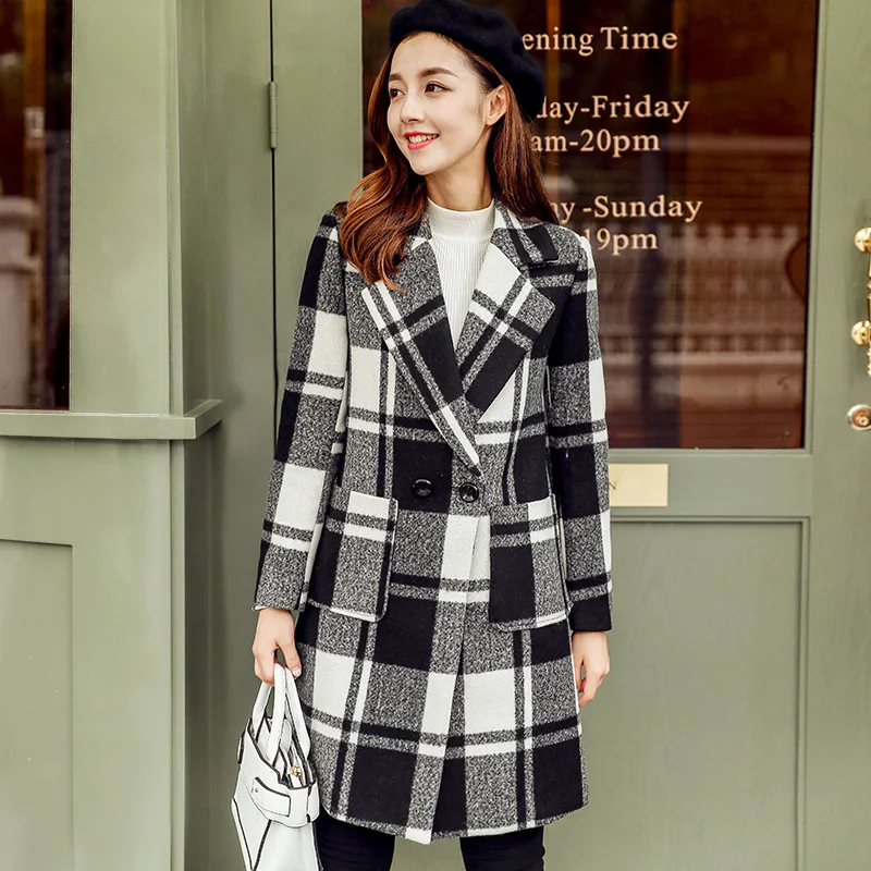 font b Women b font font b Jacket b font Real Full Solid Slim Turn