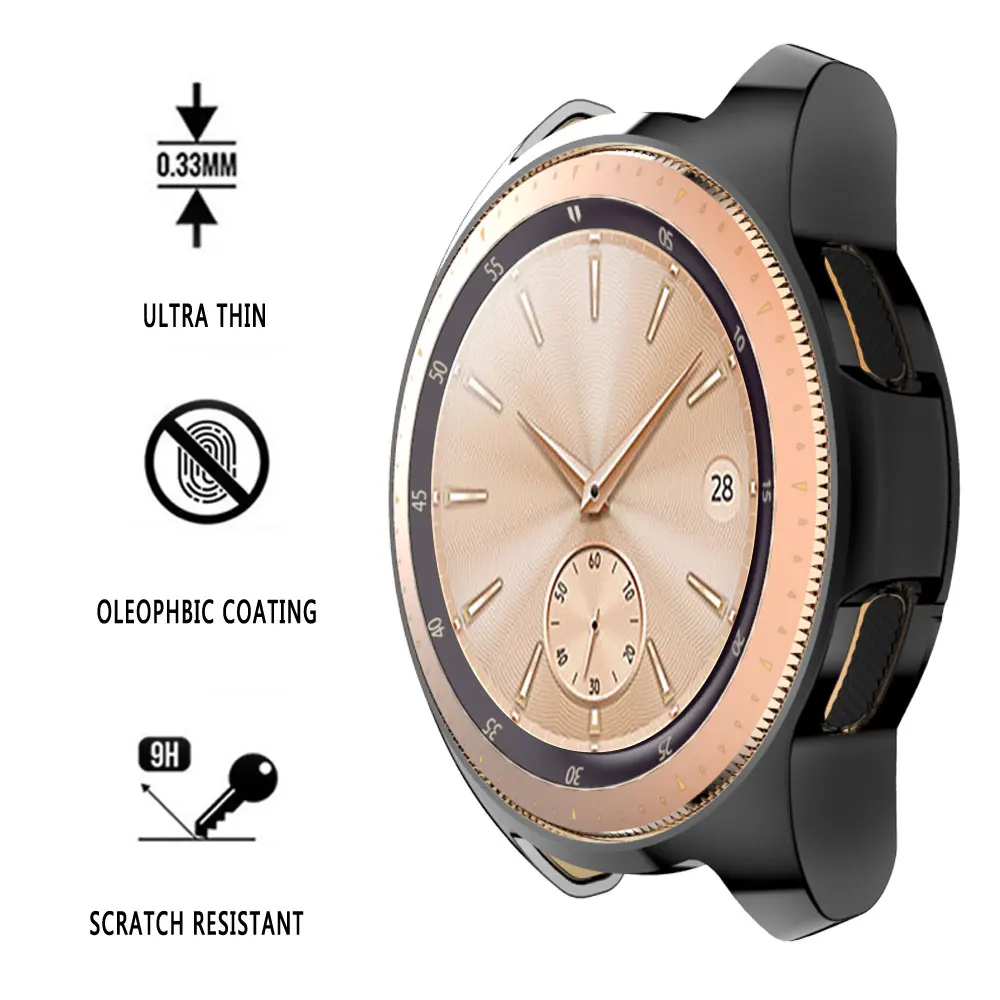 

Soft Tpu Case For Samsung Galaxy Watch 46MM 42MM Smart Watch Shell Cover Screen Protector For Gear S3 frontier