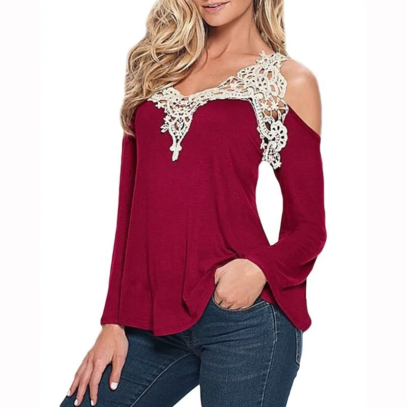 

XXXXL 5XL Lace T Shirt Cheap Clothes China Long Sleeve Fashion Summer Women Clothing Tops Tee Female Casual Pullover T-shirt