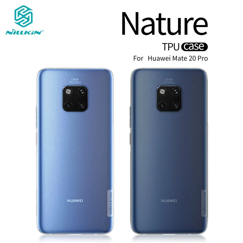 Чехол Nillkin для Huawei Mate 20 Pro, прозрачный силиконовый мягкий ТПУ чехол для Huawei Mate 20 Pro Mate20, чехол