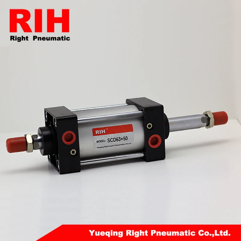 Compressed air cylinder/Pneumatic cylinder double rod type cylinder