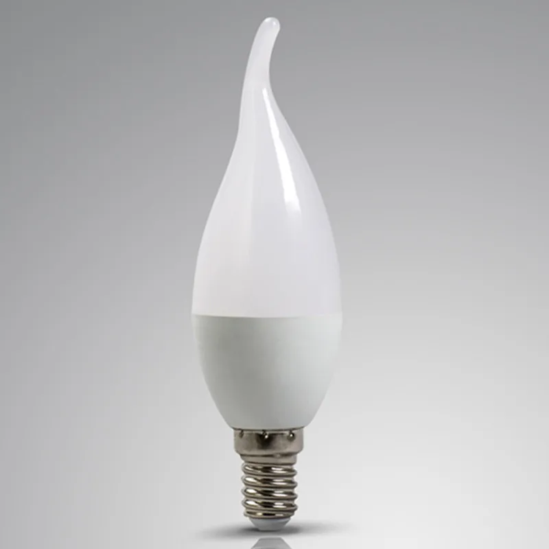 10 шт./лот светодиодный светильник E14 лампада светодиодный светильник с низким содержанием углерода SMD2835 AC220-240V теплый белый/белый Bombillas светодиодный светильник люстра