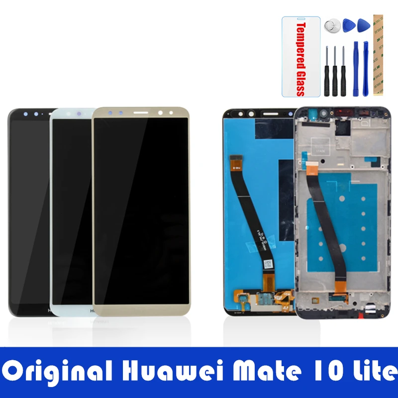 Оригинальный экран для Huawei Mate 10 Lite ЖК-дисплей + рамка сенсорная панель