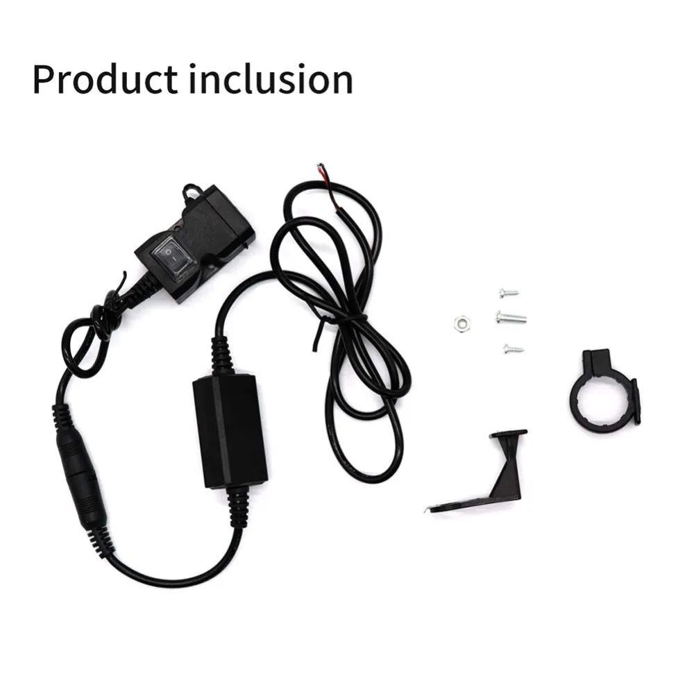 USB Motorcycle Charger Moto Equipment Dual USB Changer 12V Power Supply Adapter Moto USB Chargeur for iPhone Xs Max Samsung S10 (18)