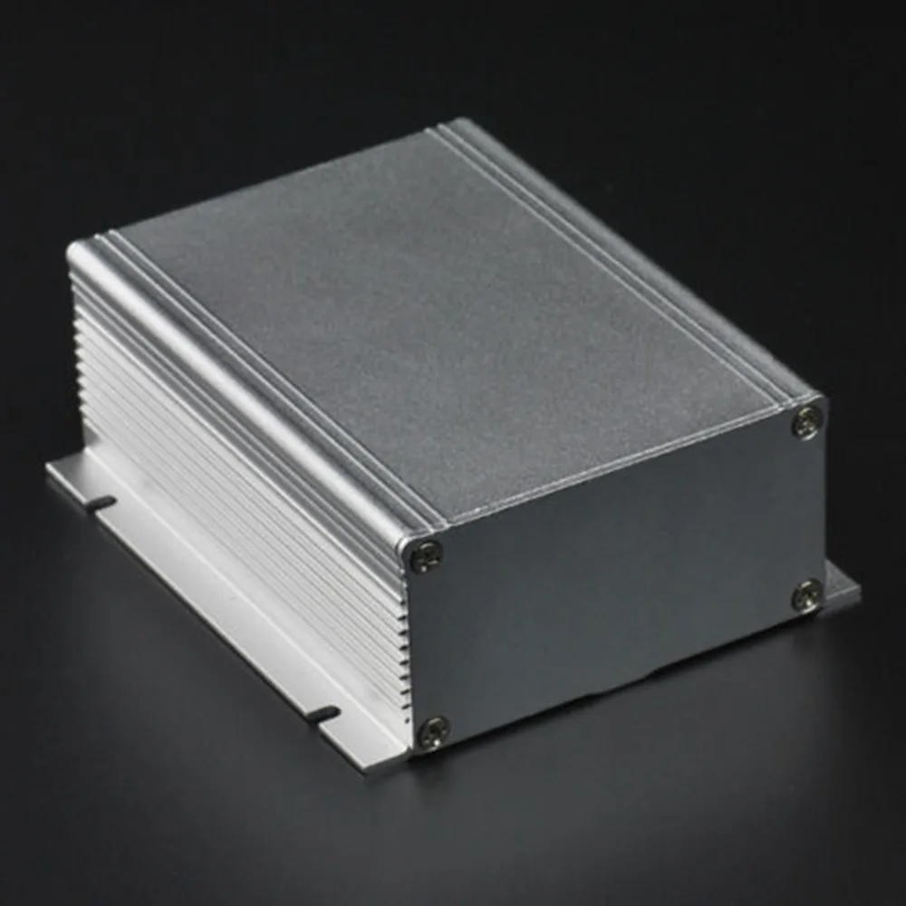 

1pc Extruded Aluminum Enclosure Silver Electronic Project Case DIY Power PCB Instrument Box Case 100x88x39mm