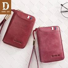 DIDE, новинка, модные кошельки из натуральной кожи для автомобильных ключей, Женский держатель для карт, мини кошелек для монет, маленький кошелек, женские ключи, органайзер, Чехол для мужчин