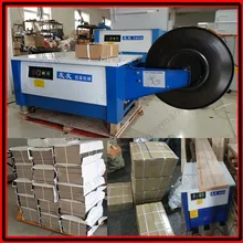 Высокое качество низкая цена полу-matic деревянная связывающая картонная коробка упаковочная машина, машина для кромки картонных коробок