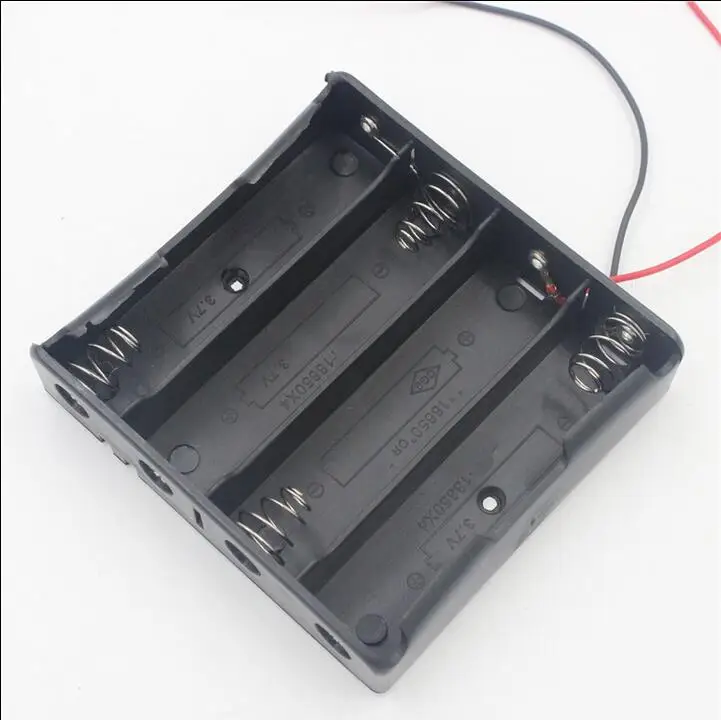 4 셀 18650 14.8V 충전식 배터리 케이스 홀더 용 플라스틱 리튬 배터리 보관함