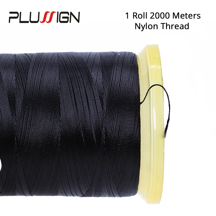 Plussign Top 2Pcs Curved Needles 1 Roll 50 Meters Sewing Thread