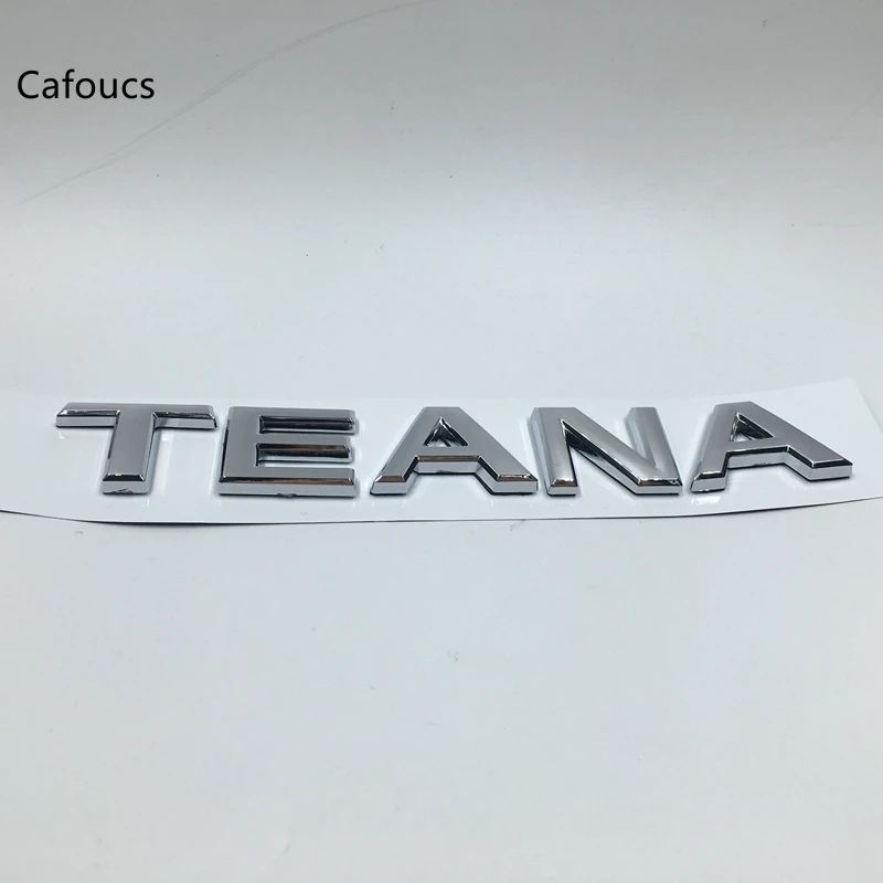 Cafoucs автомобильный Стайлинг для Nissan TEANA ABS хромированные буквы задний багажник
