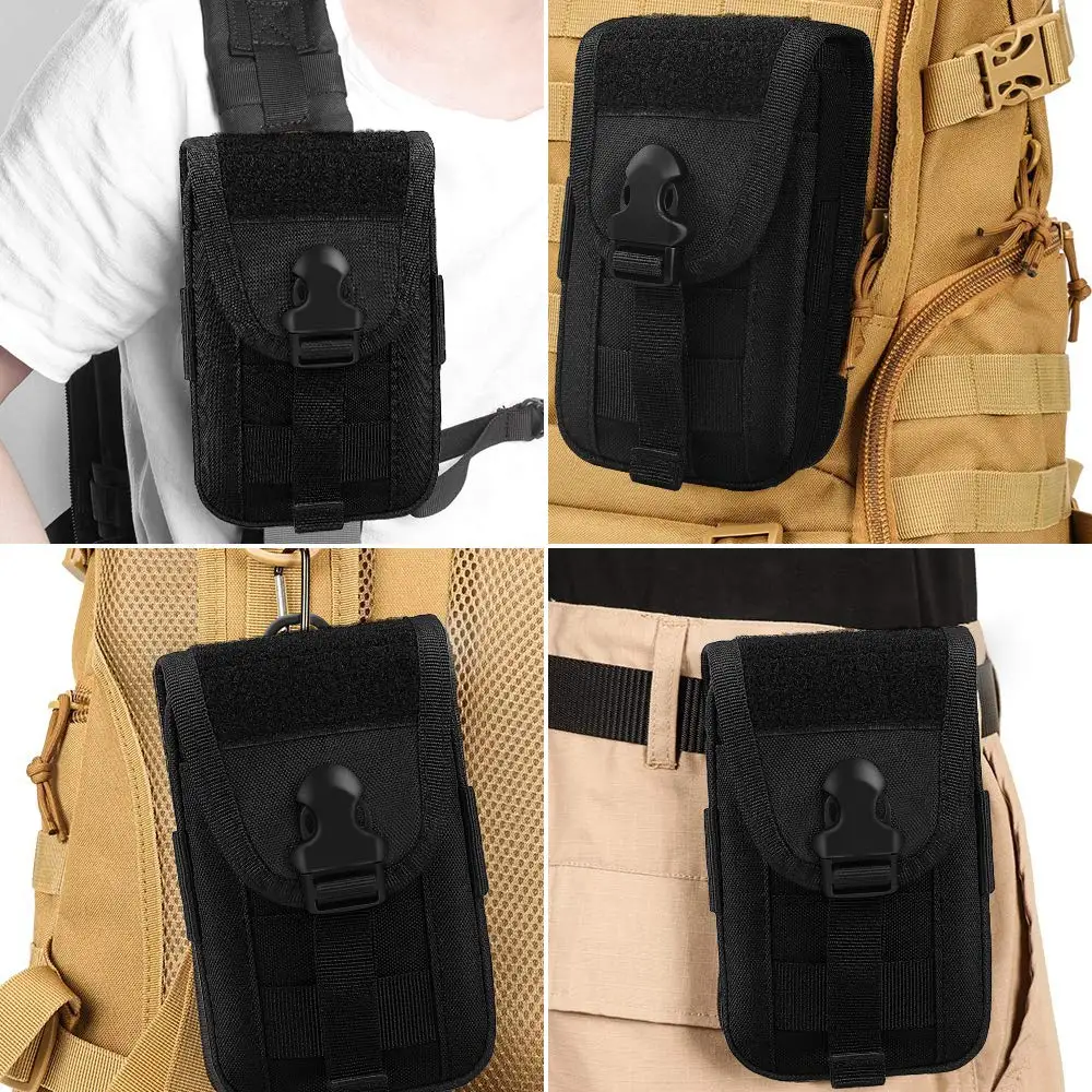 Тактический Чехол-кобура для телефона, сумка для смартфона Molle, сумка-жилет, сумка для карт, поясная сумка, Универсальный гаджет, инструмент, органайзер, карман
