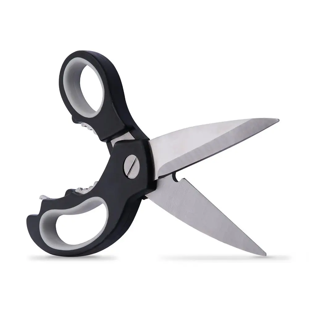 

Scissors Multipurpose Kitchen Shears Sharp Premium Utility Scissors for Chicken Fish Poultry Herbs Vegetable with Nut Cracker#25