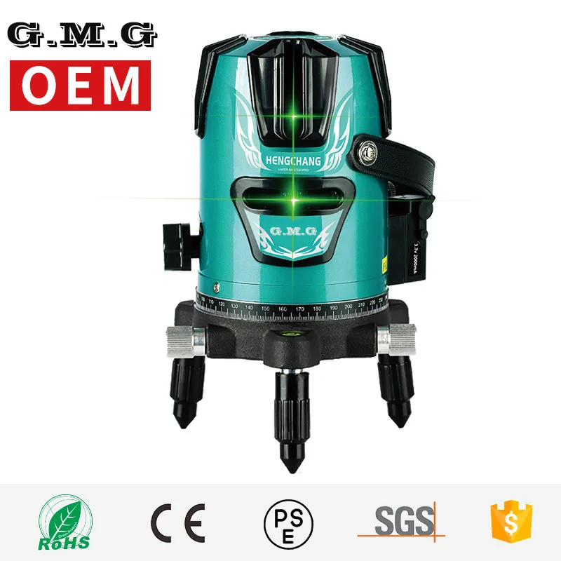 3 Lines 4 Points Laser Level 2V1H3d Horizontal And Vertical Rotary 360