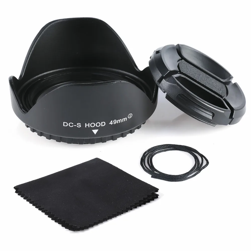 49mm Reversible Petal Flower Lens Hood II for Canon Nikon Sony Olympus