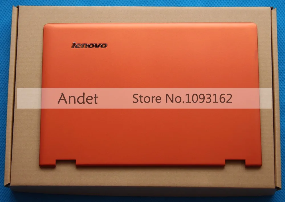 

New Original for Lenovo Yoga 13 Lcd Cover Rear Lid Back Case Orange 11S30500244 30500244 with Logo
