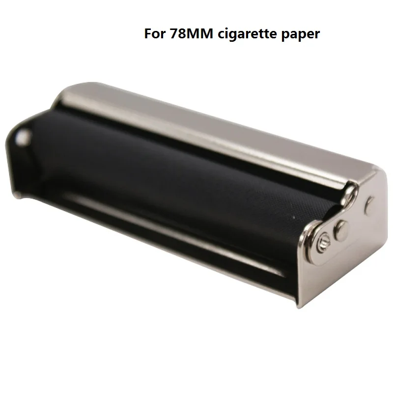 

12pcs 78MM Hand Roller Portable Metal Cigarette Rolling Machine maker for 78MM cigarette rolling Paper Holder Tobacco Roller Tin