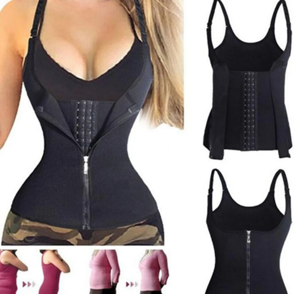 Women Body Shaper Shapewear Waist Training Trainer Cincher Underbust Corset Vest Neoprene Firm Bodysuits Trainer Shapewear Lady