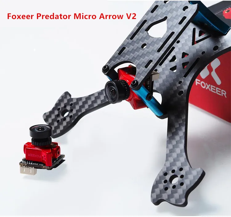 Foxeer Predator Micro flecha V2 FPV RC Drone Camara 1000TVL 1,8mm OSD WDR pantalla 4:3 siete idiomas conmutable PAL Foxeer Predator Micro flecha V2 FPV RC Drone Camara 1000TVL 1,8mm OSD WDR pantalla 4:3 siete idiomas conmutable PAL